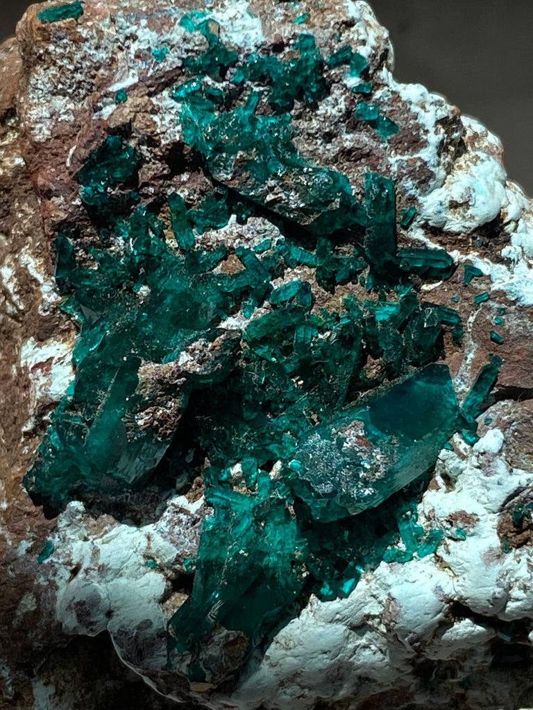 Emerald green Dioptase - Leura Jewels