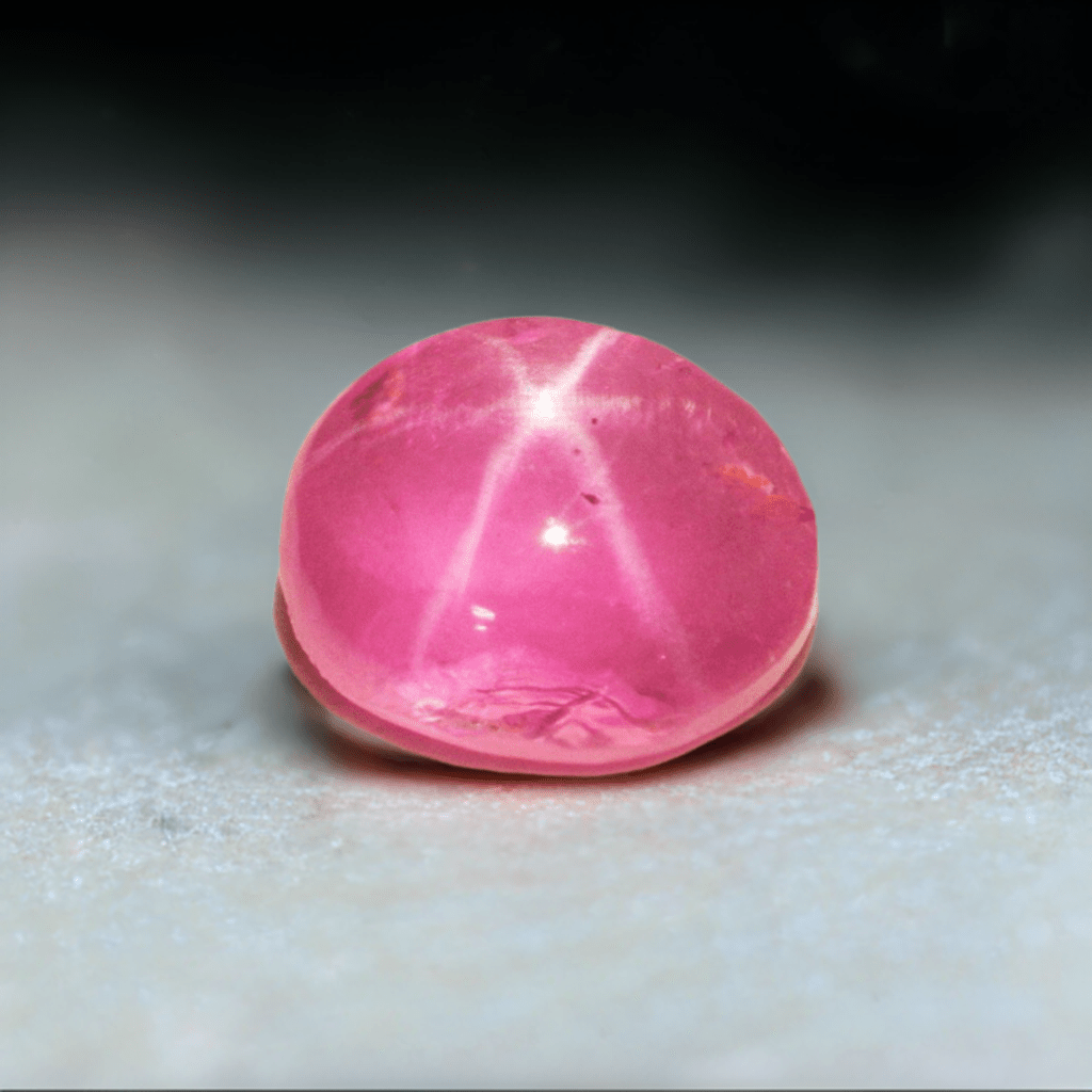 Pink star sapphire hotsell